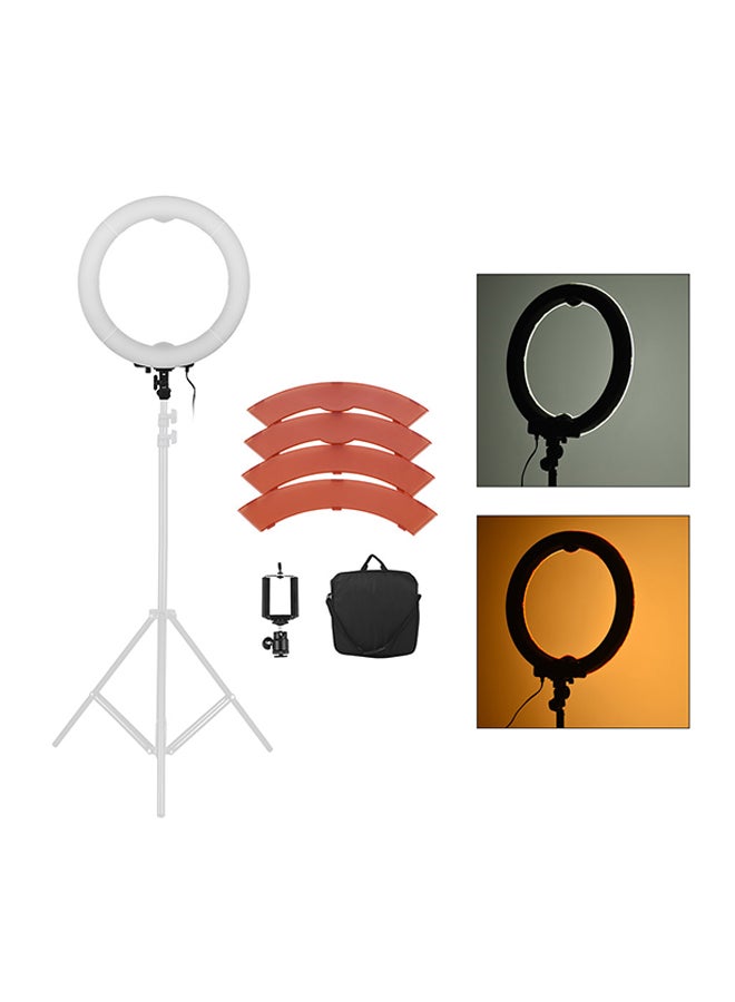 ANDOER LED Ring-Shape Photography Studio Light With Bag White  - Image 2