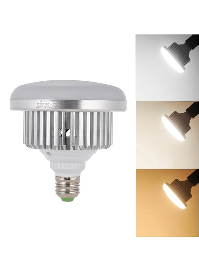 أندوير مصباح بلمبة LED فضي/أبيض - Image 2