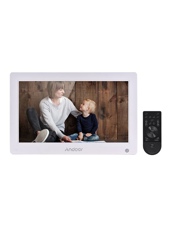 ANDOER IPS Digital Photo Frame With Remote White  - Image 1