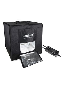 Mini Studio Photography Softbox Tent With 2 LED Light Board Set Black