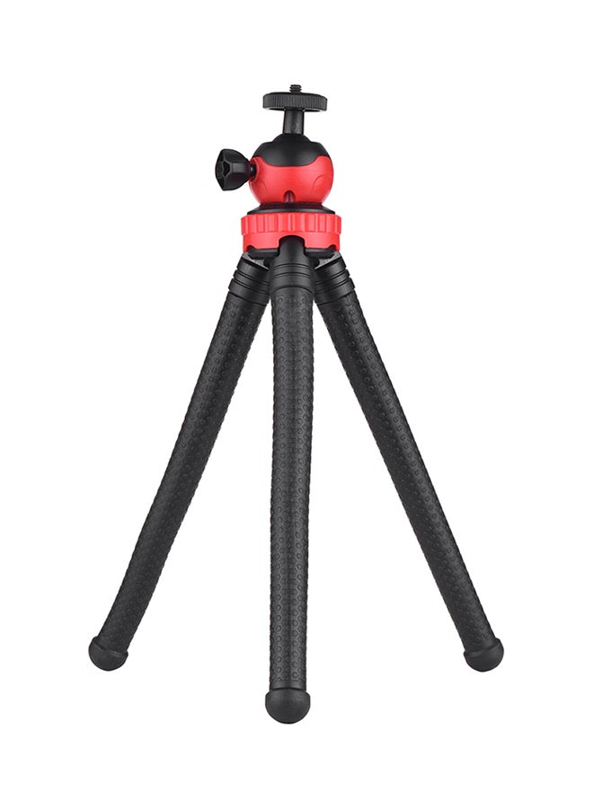 Mini Flexible Octopus Tripod Stand Kit Black/Red - Image 1