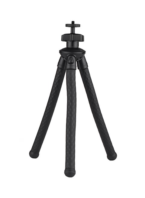 Flexible Octopus Tripod Stand For DSLR/Action Camera Black