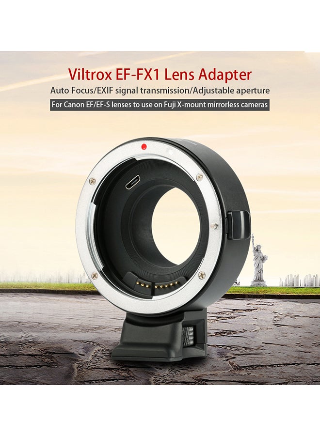 EF-FX1 Lens Mount Adapter Black/Silver - v1543479006/N19365583A_2