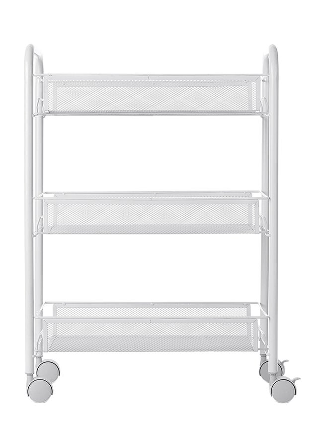 Multi-Functional 3-Tier Storage Rack Organizer White - Image 1