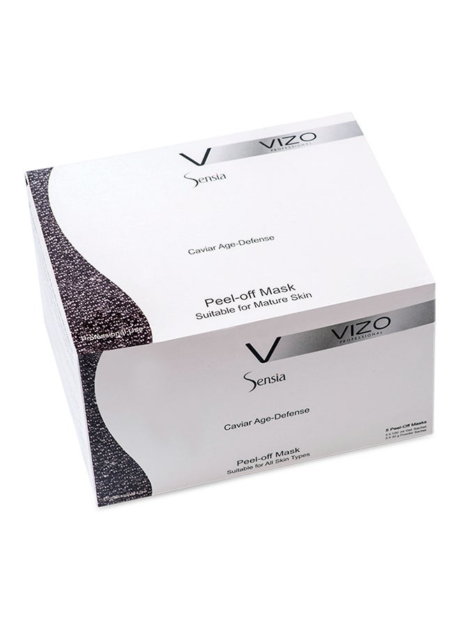 5-Piece Sensia Caviar Age Defense Peel Off Mask Set