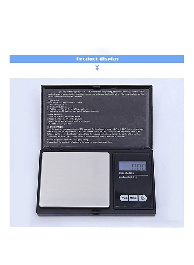 Voberry Professional-Mini Digital Jewelry Weighing Scale TJJ80620104BK_U00491 Black - Image 3