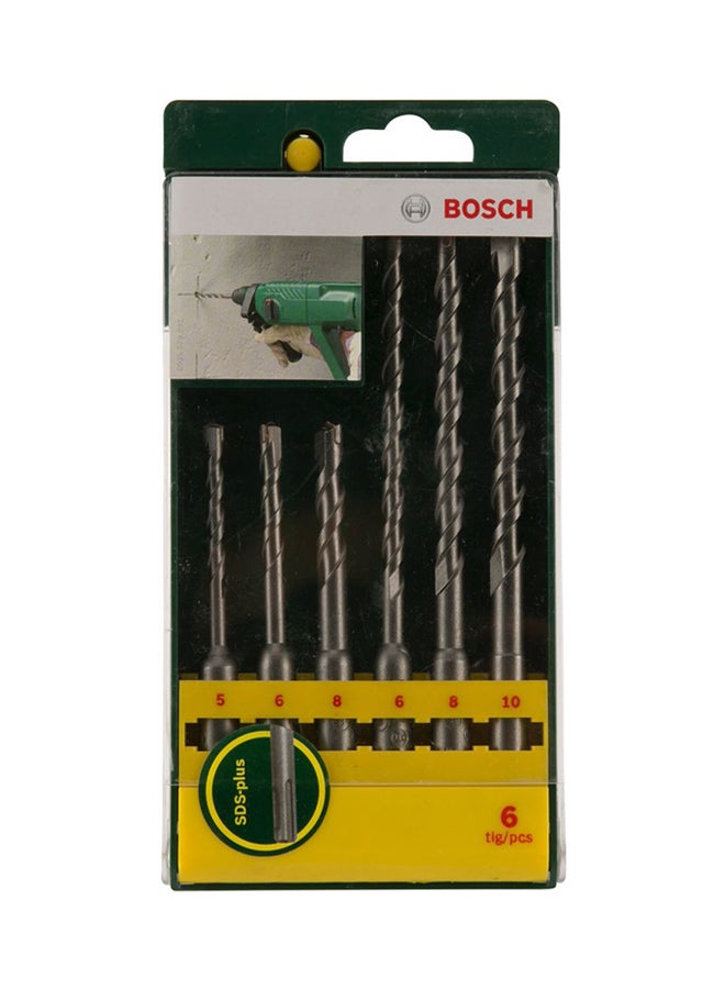 بوش مجموعة لقم مثقاب صدمي برومولاين، 6 قطع رمادي