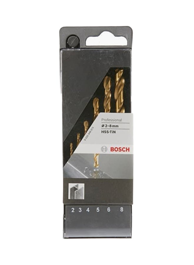 بوش طقم لقم مثقاب إس إس من 6 قطع ذهبي