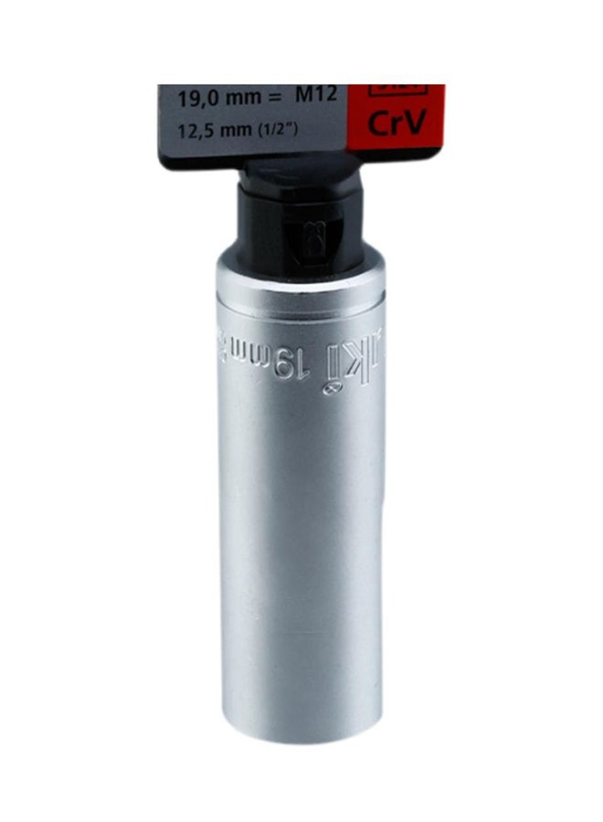 سوكي جلبة عميقة أسود/ فضي - Image 2