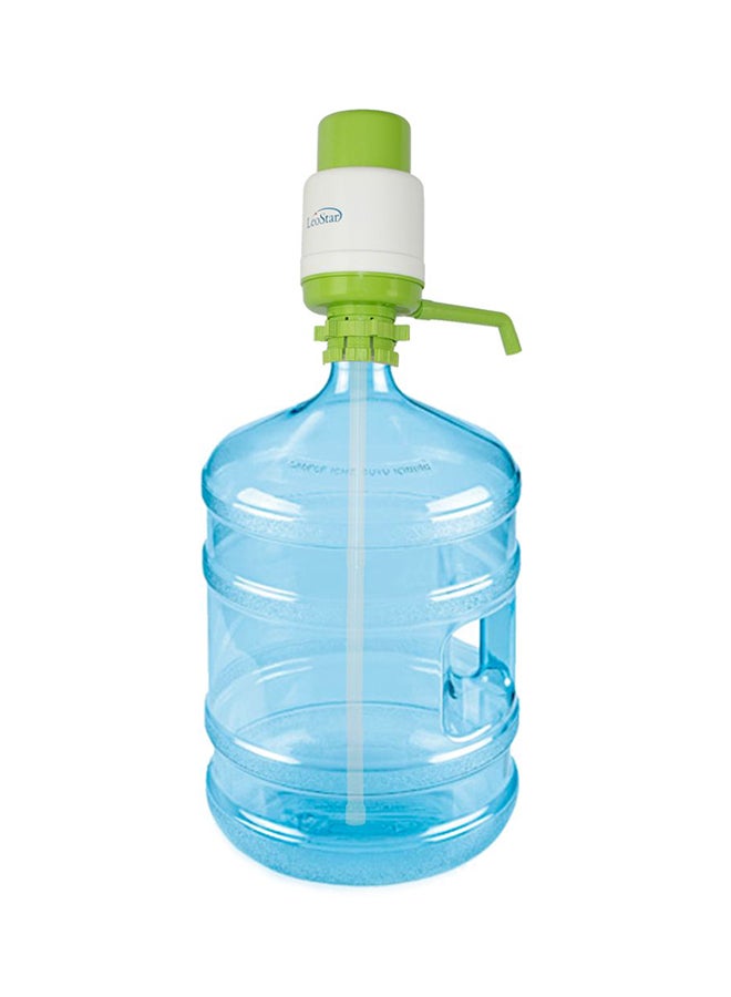 Leostar Manual Hand Water Dispenser Green/Cream - Image 4