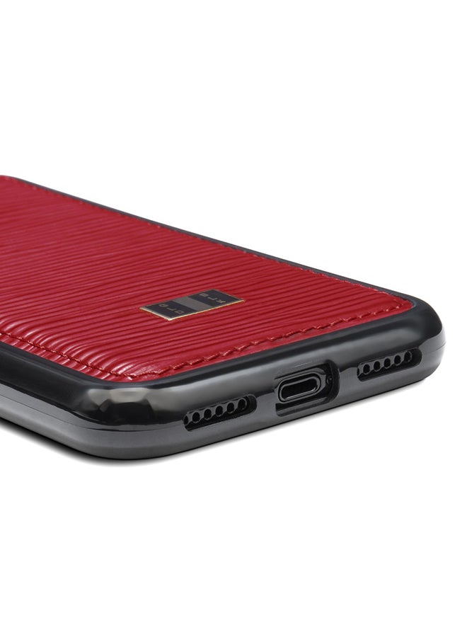 GOLD BLACK Protective Case Cover For Apple iPhone XS Unico Red  - Image 4
