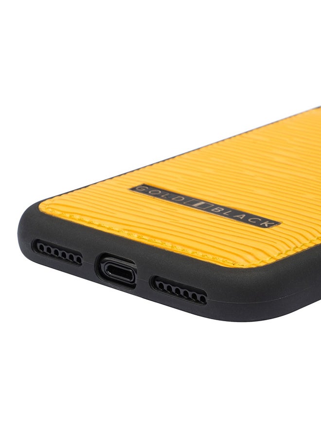 GOLD BLACK Protective Case Cover For Apple iPhone XS Unico Yellow  - Image 3