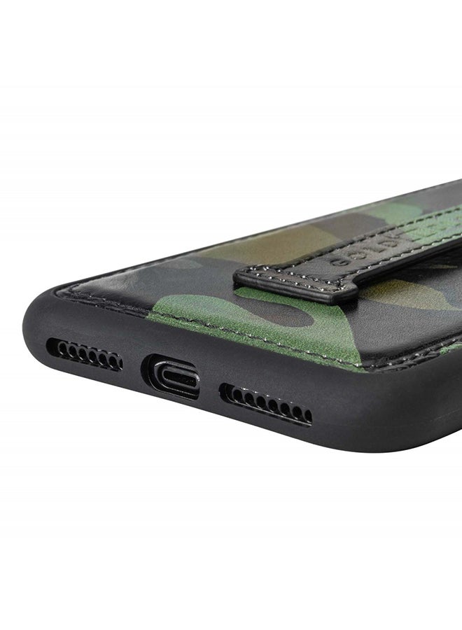 GOLD BLACK Protective Case Cover For Apple iPhone XS Max With Finger Holder Camouflage Green  - Image 2