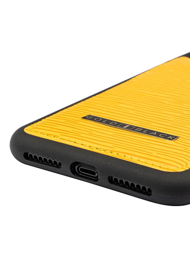 GOLD BLACK Protective Case Cover For Apple iPhone XR Unico Yellow  - Image 2