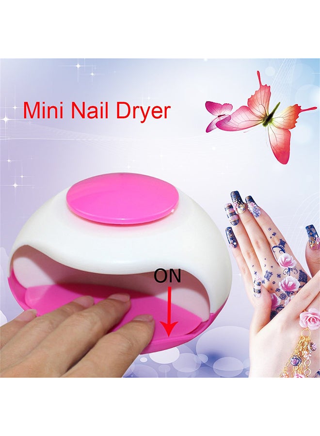 Nail Polish Dryer White/Pink - Image 2