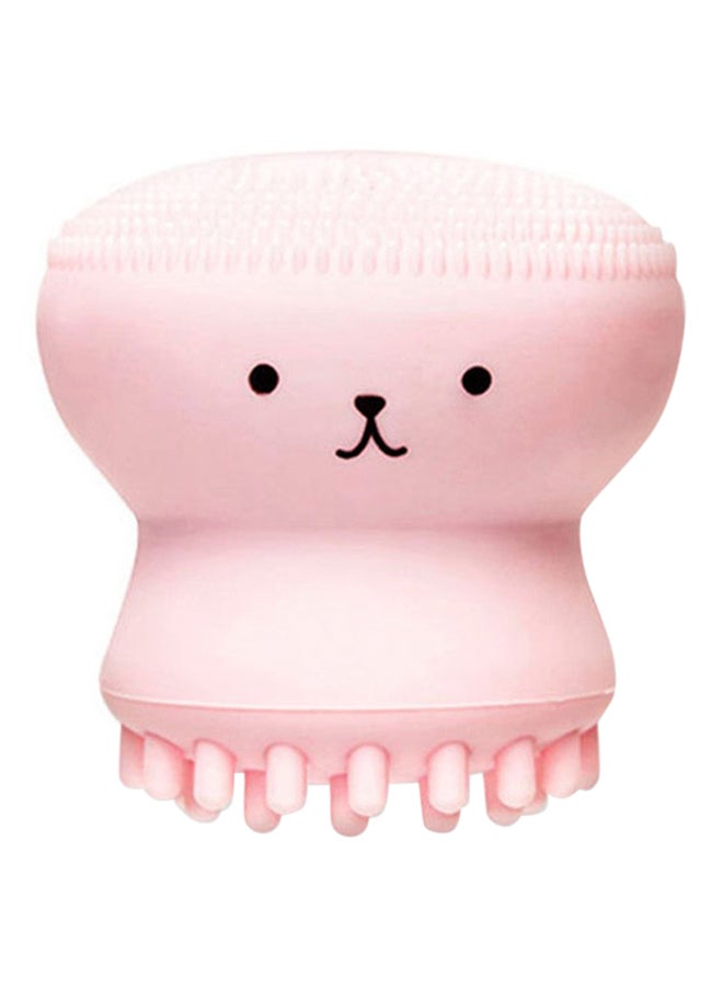 Jellyfish Design Facial Brush Pink/Black - Image 1