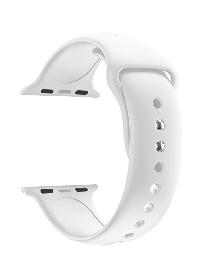 Voberry Replacement Band For Apple Watch Series 3 42mm White - Image 1