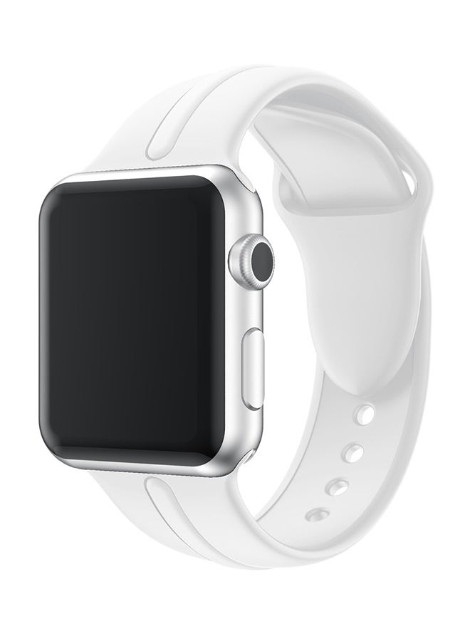 Voberry Replacement Band For Apple Watch Series 3 42mm White - Image 4