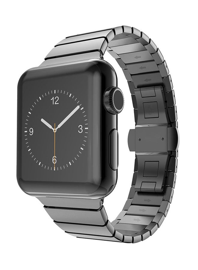 Voberry - Replacement Band For Apple Watch Series 3/2/1 Black - Image 1