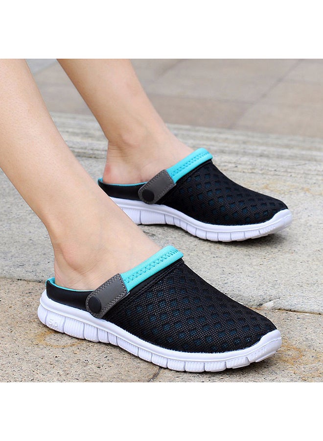 Mesh Breathable Slip On Clogs Black  - Image 3