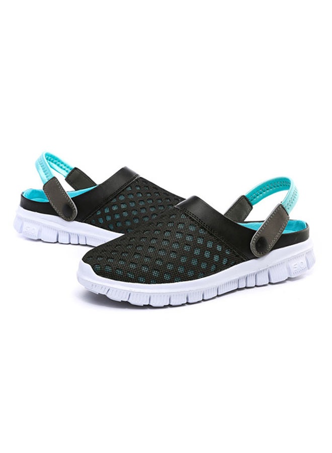 Mesh Breathable Slip On Clogs Black  - Image 2
