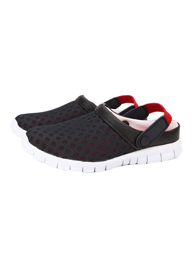 Mesh Breathable Slip On Clogs Grey  - Image 1