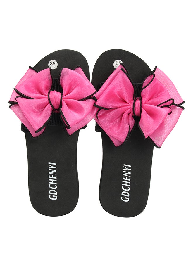 Generic - Designer Bow Slides Pink - Image 1