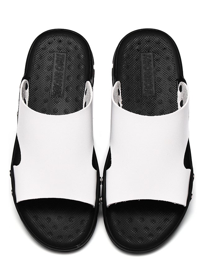 Plastic Slip-On Arabic Sandals White  - Image 3