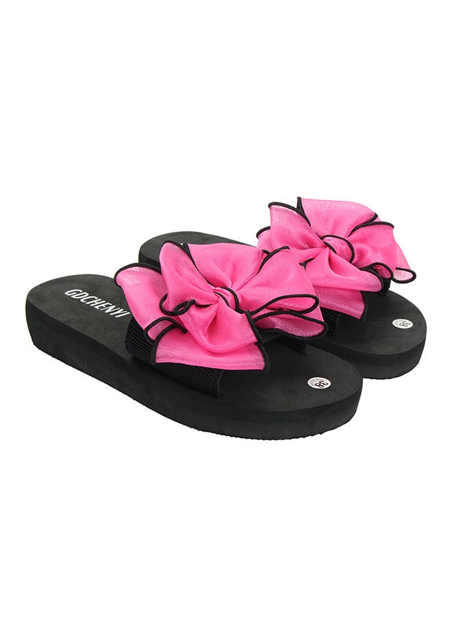 Generic - Designer Bow Slides Pink - Image 1