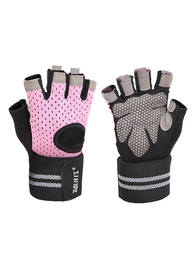 AOLIKES - Pair Of Half Finger Weight Lifting Gloves - Image 1