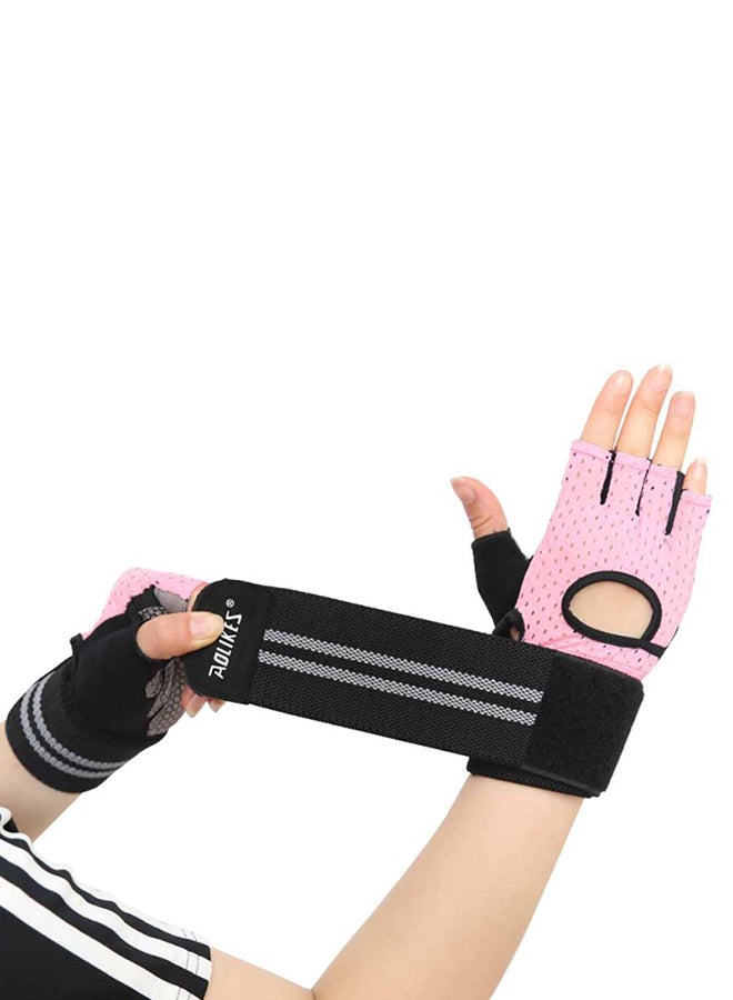 AOLIKES - Pair Of Half Finger Weight Lifting Gloves - Image 1