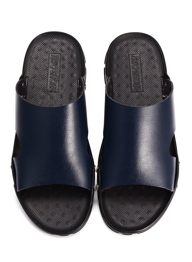Generic - Plastic Slip-On Arabic Sandals Navy - Image 1