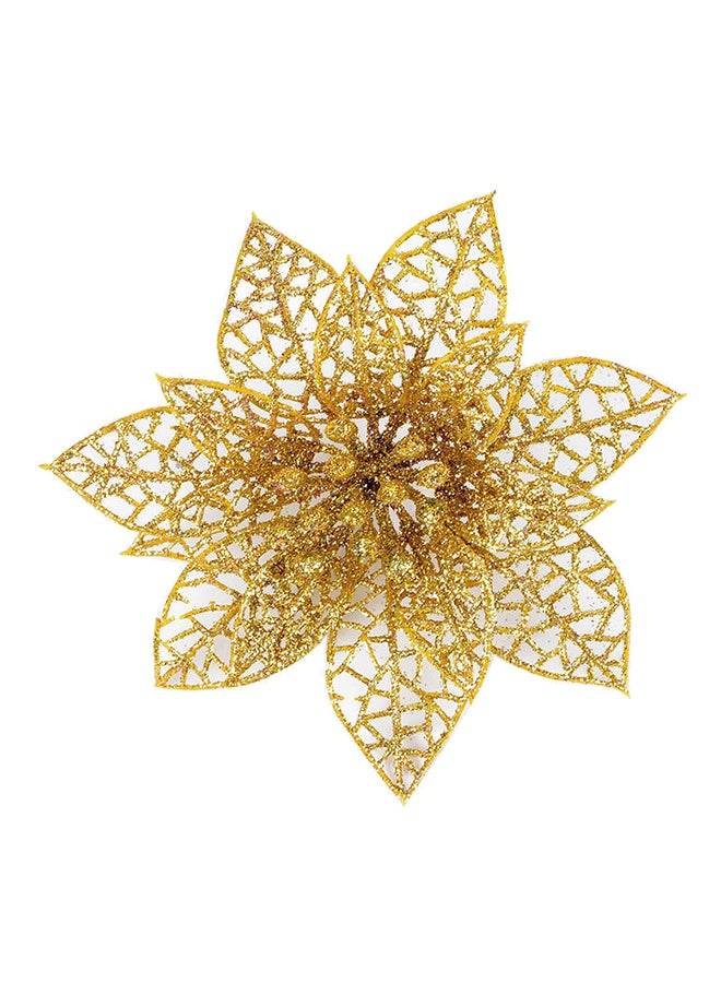 Sharpdo Decorative Hollow Flower Gold 10 x 10cm - Image 1