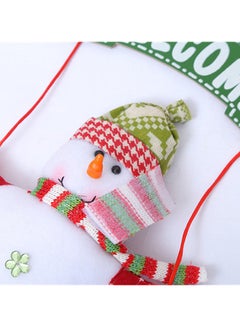 Sharpdo Decorative Snowman Hanging Accessory Multicolour 20 x 35cm  - Image 3