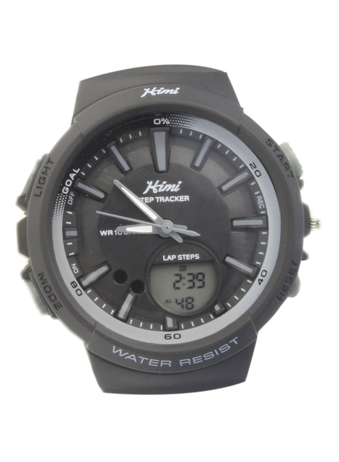 هيمي ساعة يد رقمية وبعقارب مقاومة للماء طراز A-004 women