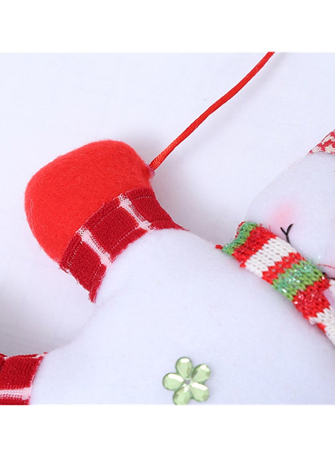 شاربدو إكسسوار ديكور معلق على شكل رجل الثلج متعدد الألوان 20 x 35سم - Image 2