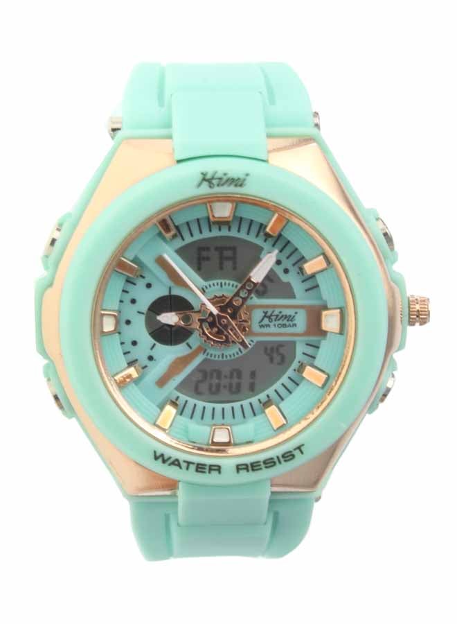 هيمي ساعة يد رقمية وبعقارب مقاومة للماء طراز A-003 women