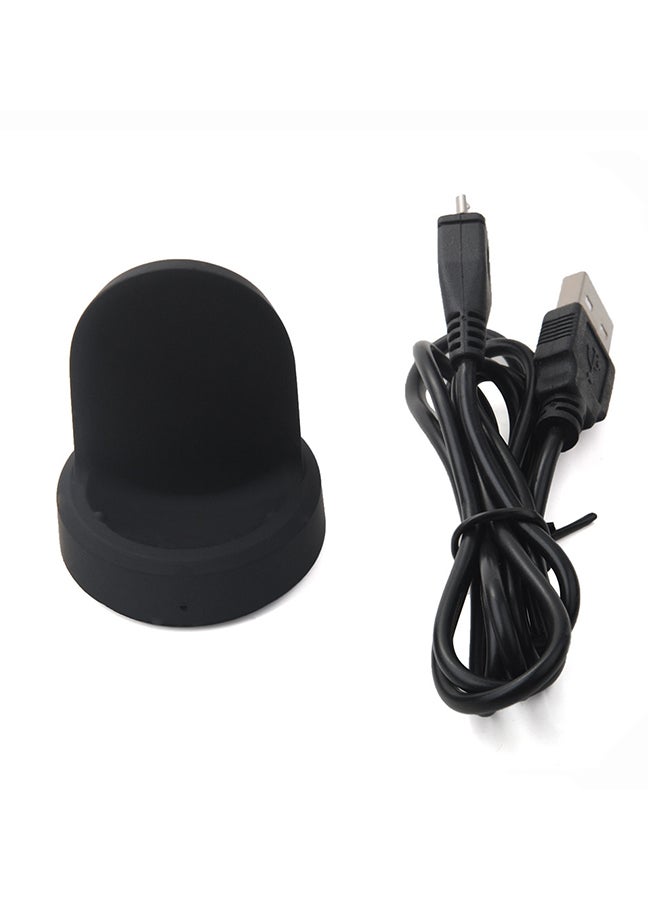 قاعدة شحن لساعة سامسونج جالاكسي جير S3 سيريز أسود - Image 2