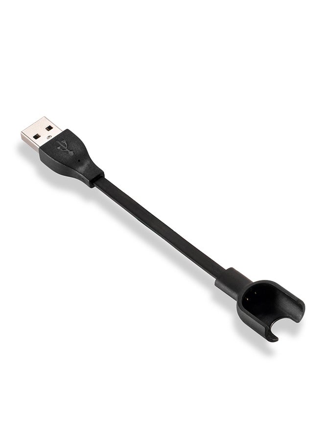 15cm USB Charging Cable For Xiaomi Mi Band 2 Smart Watch Black  - Image 2