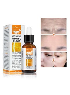 ALIVER Anti Ageing Vitamin C Serum Amino Acids Hyaluronic Acid Retinol 30ml  - Image 3