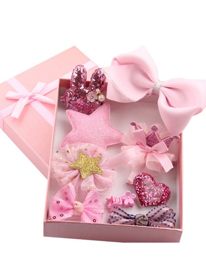 كاكا كيد طقم إكسسوارات مكون من ربطات للرأس وردي/ذهبي - Image 3