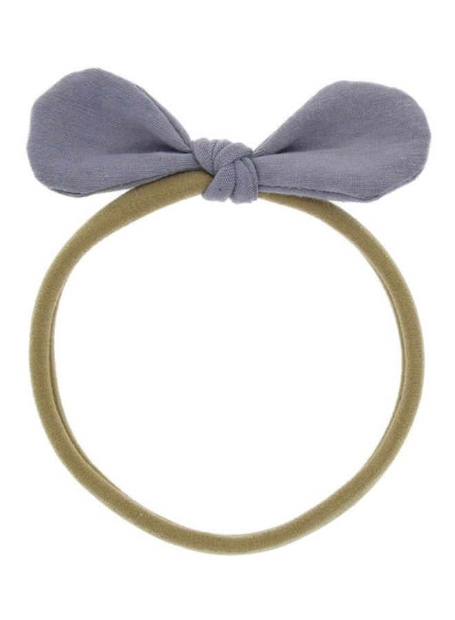 كاكا كيد رباط رأس على شكل عقدة أنشوطية رمادي / بيج