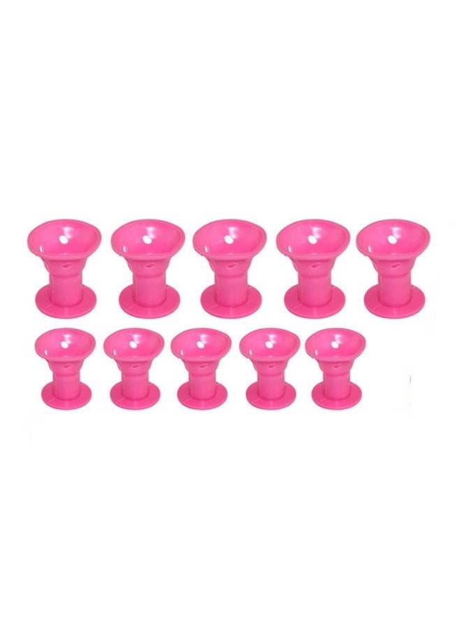 10-Piece Hair Roller Set Pink