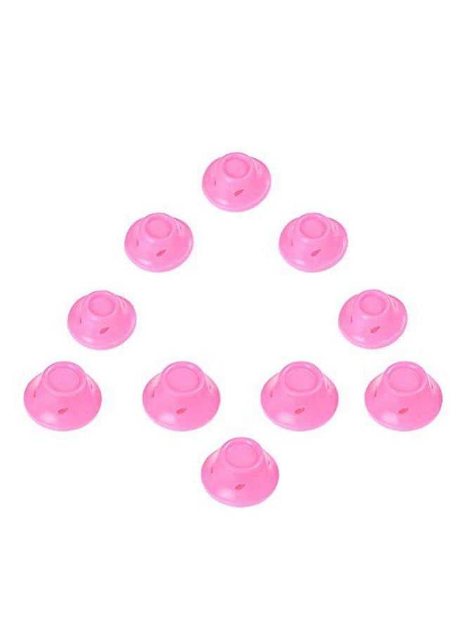 10-Piece Hair Roller Set Pink - Image 1