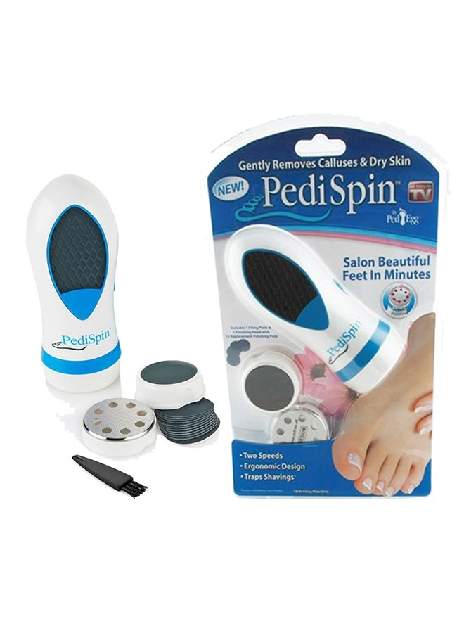 بيدي سبين أداة إزالة أنسجة الجلد الميت والبشرة الجافة أبيض/أسود/أزرق - Image 1