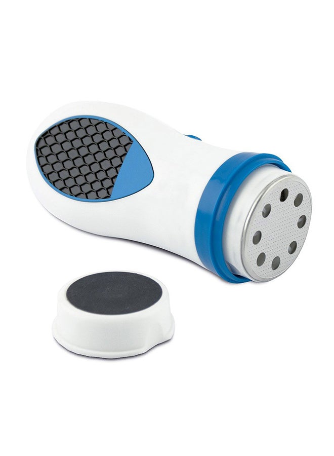 بيدي سبين آلة إزالة الجلد الميت الإلكترونية للعناية بالقدم أبيض/رمادي/أزرق - Image 1