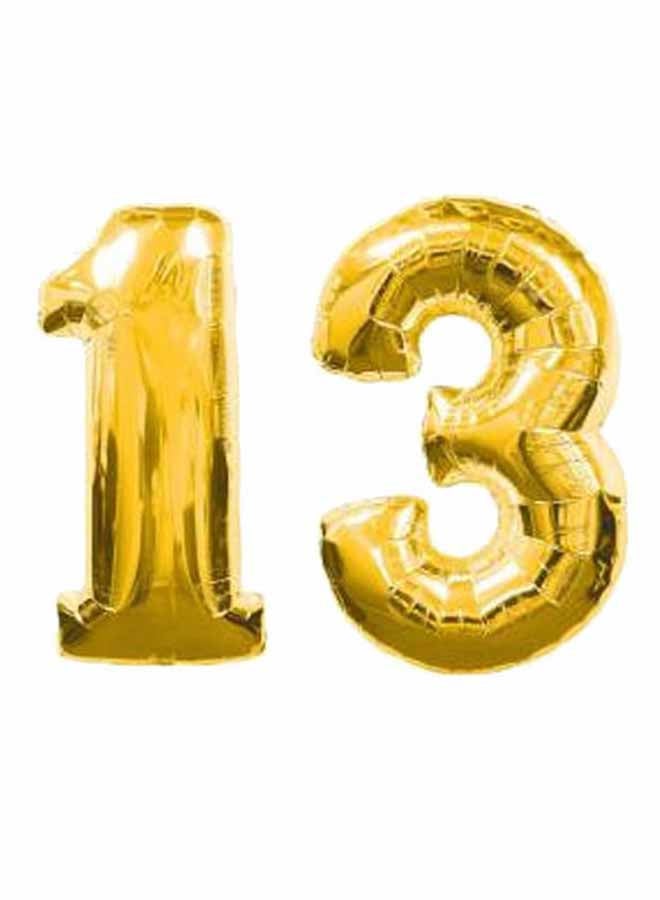 Tamona Number 13 Helium Party Balloon 16inch 