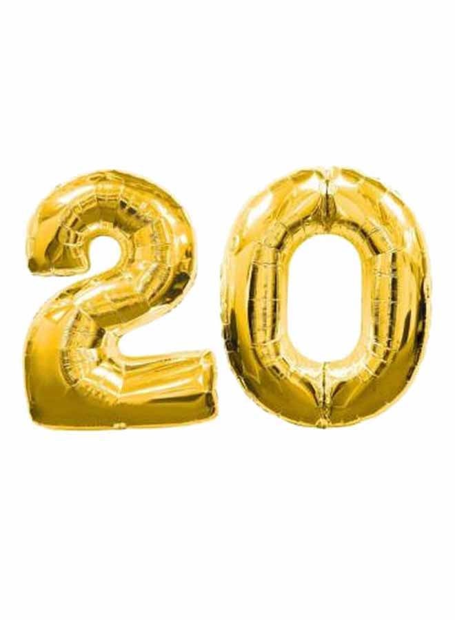 Tamona Number 20 Helium Party Balloon 16inch 