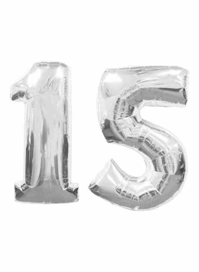 Tamona Number 15 Helium Party Balloon 16inch 