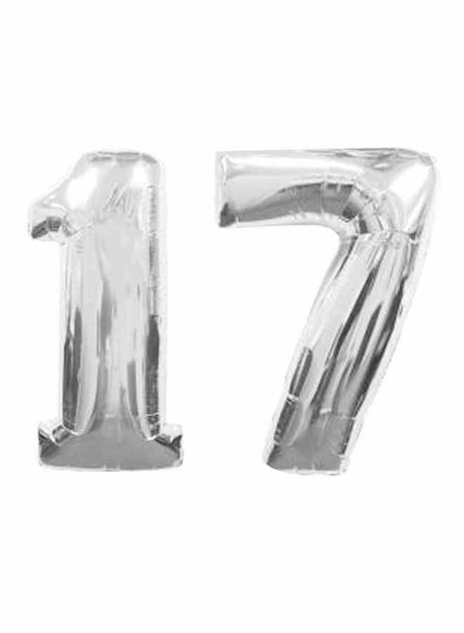 Tamona Number 17 Helium Party Balloon 16inch 